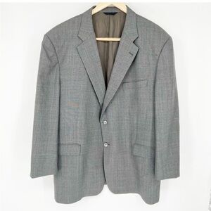 Vintage‎ Burberry London Boyds Philadelphia 100% Wool Gray Pinstripe 50 Regular